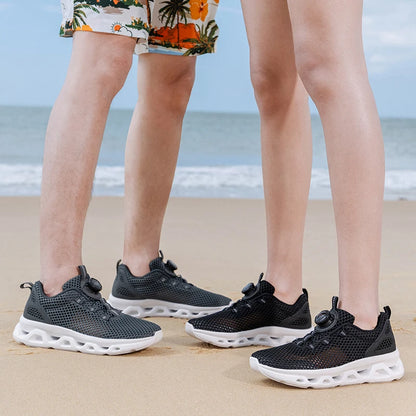 2026 Men Women Quick-Dry Wading Shoes Water Breathable AquaIn Upstream Antiskid Outdoor Sports Wearproof Beach Sneakers 39-46