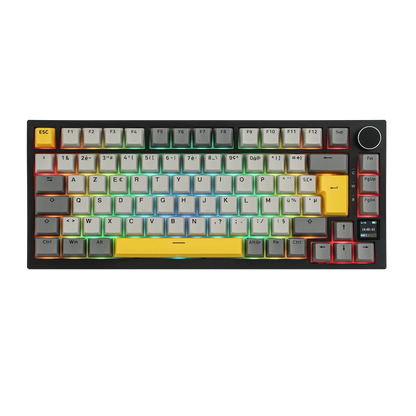 Layout ISO-FR EPOMAKER X AJAZZ AK820 PRO 75% AZERTY Francese Tastiera meccanica hot-swap cablata/BT/wireless 2.4GHz per Win/Mac/PC