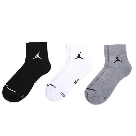 Calzini sportivi al ginocchio Nike Air Jordan da uomo e da donna, confezione da 3 paia, calzini da basket comodi e traspiranti SX5544-017