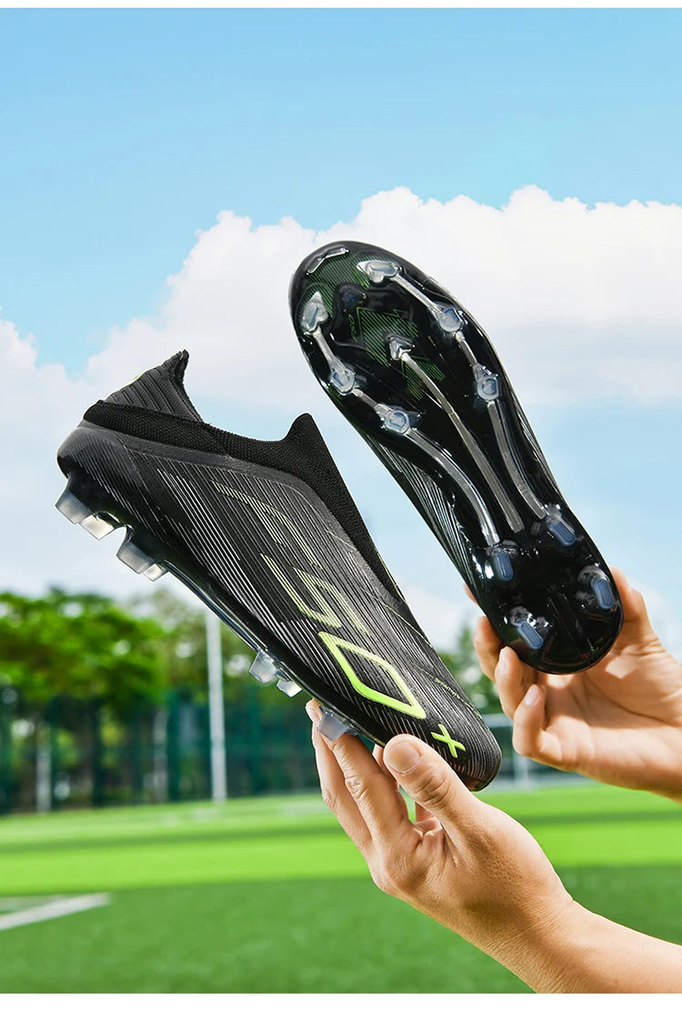 Nuevas botas de fútbol para hombre, tacos para césped, futsal, cómodas, ultraligeras, FG, antideslizantes, para interior y adultos