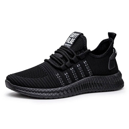 Zapatillas de moda ligeras para hombre, calzado casual transpirable con cordones, zapatos de caminar para hombre, calzado casual de verano