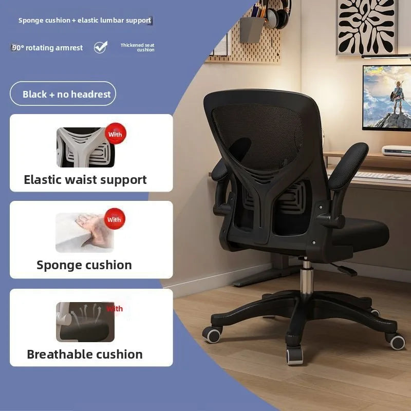Sedia da gaming ergonomica per dormitorio e ufficio, ideale per lunghe sessioni, comoda sedia per scrivania e computer, sedia da gaming confortevole