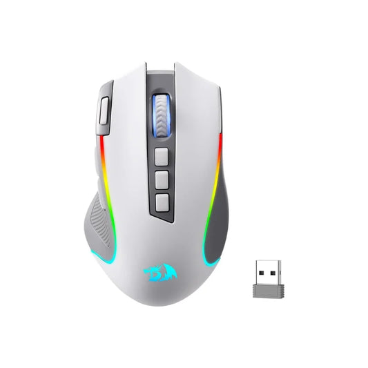 Herná myš Redragon M612 PRO RGB BT 2.4G, bezdrôtová optická, 8000 DPI, 9 programovateľných tlačidiel, 7 režimov podsvietenia, B