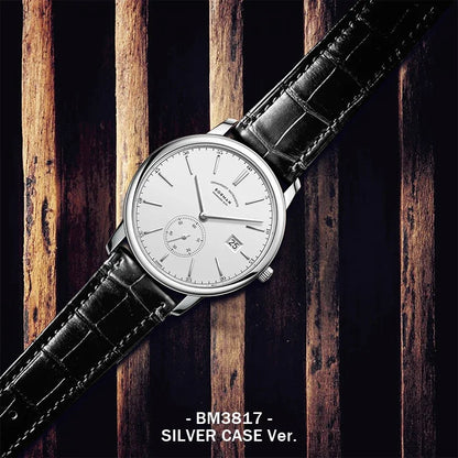 Reloj BORMAN BM3817 TOP nuevo de 42 mm, reloj de lujo para hombre, automático mecánico, cristal de zafiro, ultrafino, impermeable 50M, con subesfera
