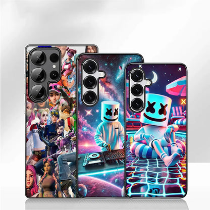 Custodia Game F-ForTnites Wallpaper per Samsung Galaxy A07 A13 A12 A23 A42 A50 A51 A52 A53 A70 A71 A72 A21S A04 Note 20 9 8 10
