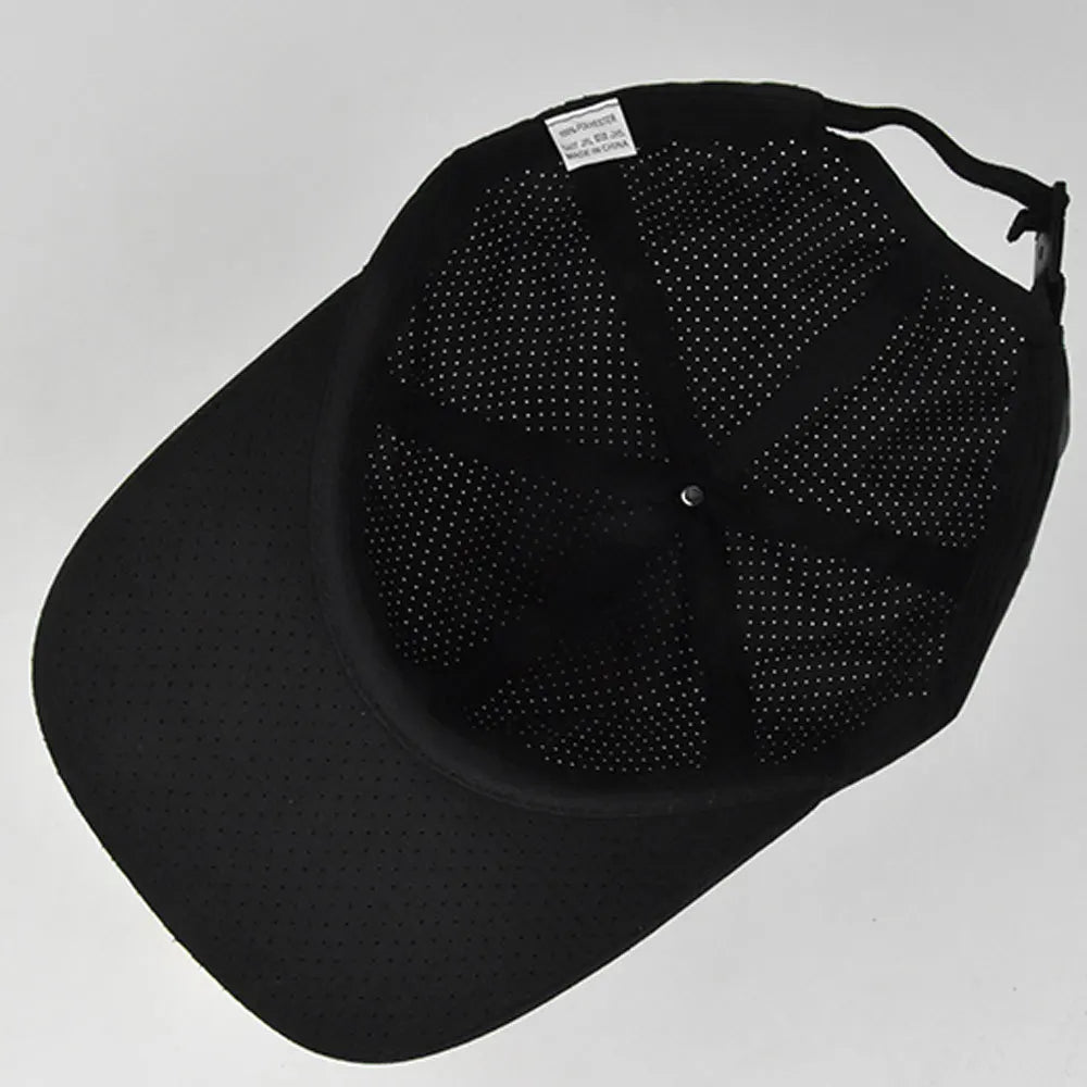 Dry Quickly Sun Cap Woman Outdoors Casual Sport Hat Men Big Size Baseball Cap 55-60cm Adjustable Sun Visor Cap Peaked Cap