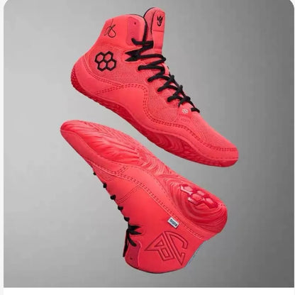 Men Woman Wrestling Shoe Competition Sport Gym Training Shoe Top Quality Comfortable Boxing Sport Shoe 36-45