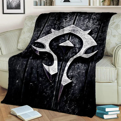 WOW Game World of Warcraft Gamer HD Blanket,Soft Throw Blanket for Home Bedroom Bed Sofa Picnic Travel Office Cover Blanket Kids