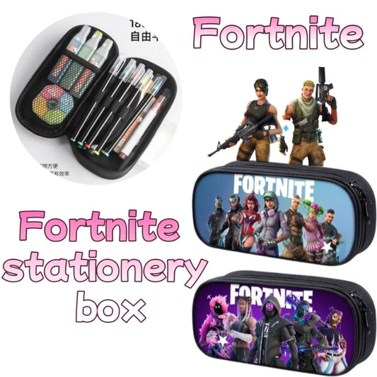 Fortnite new style elementary school student personalized pencil case game peripheral cartoon large capacity stationery bag gift