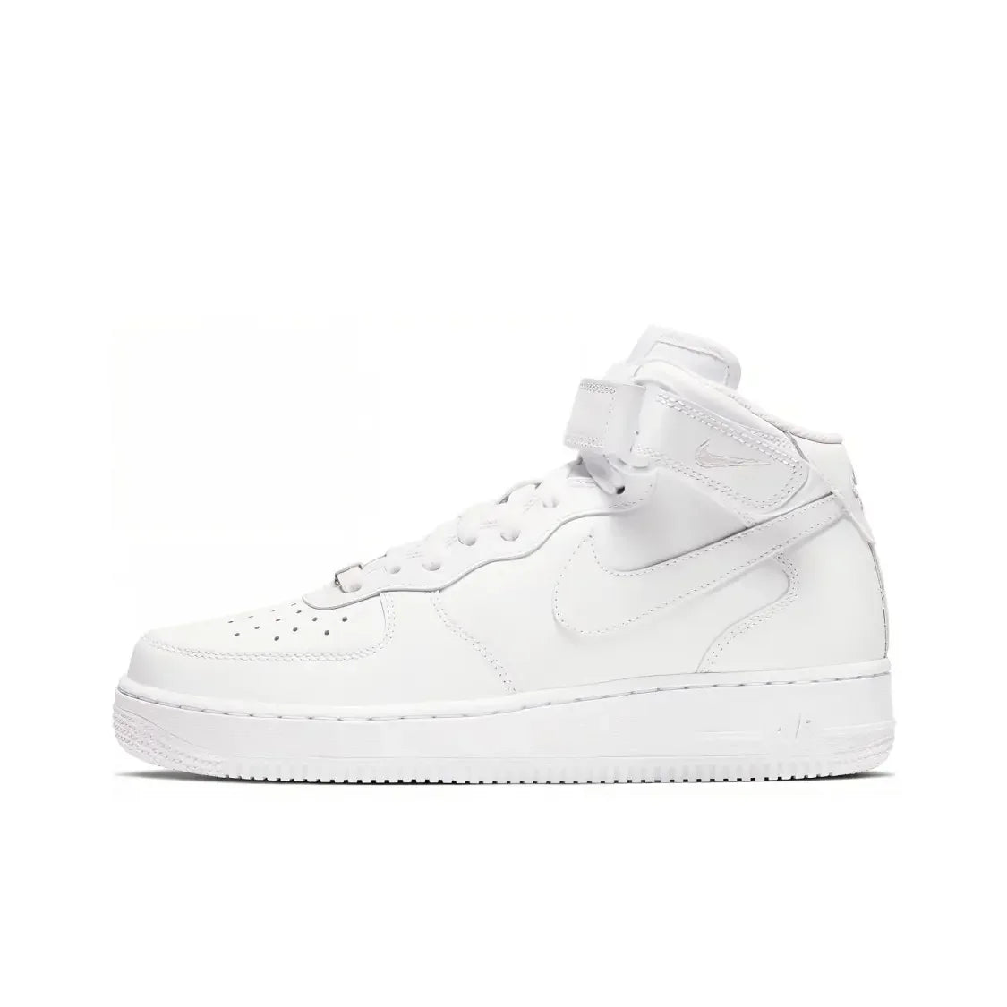 Zapatillas unisex Nike Air Force 1 Mid - Sujeción del tobillo, comodidad clásica acolchada y durabilidad para uso durante todo el día DQ7666-001