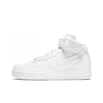 Zapatillas unisex Nike Air Force 1 Mid - Sujeción del tobillo, comodidad clásica acolchada y durabilidad para uso durante todo el día DQ7666-001