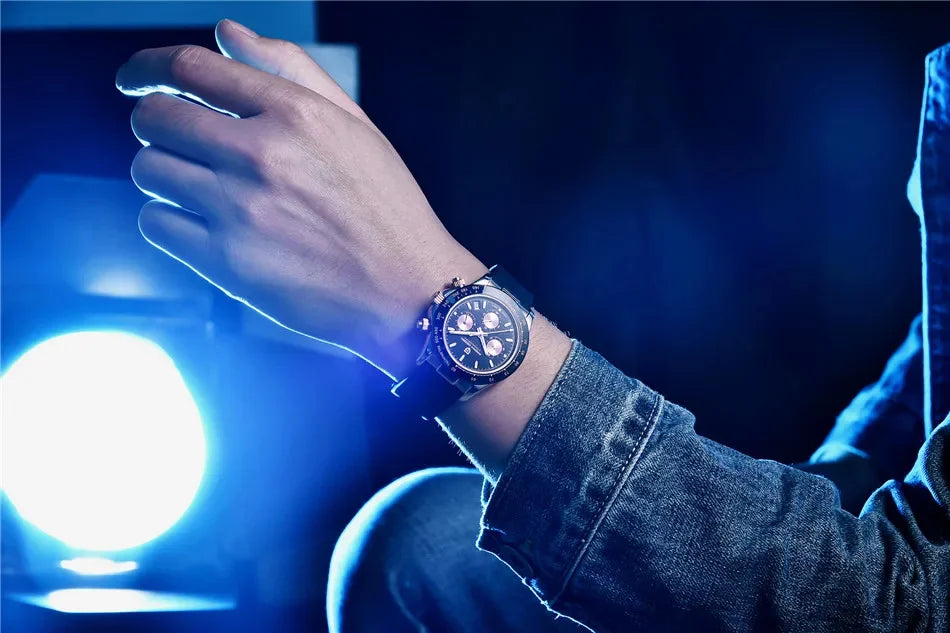 Nuovo originale PAGANI DESIGN PD-1664 orologio da uomo di lusso, movimento al quarzo giapponese VK63, zaffiro, impermeabile, cronografo, oro