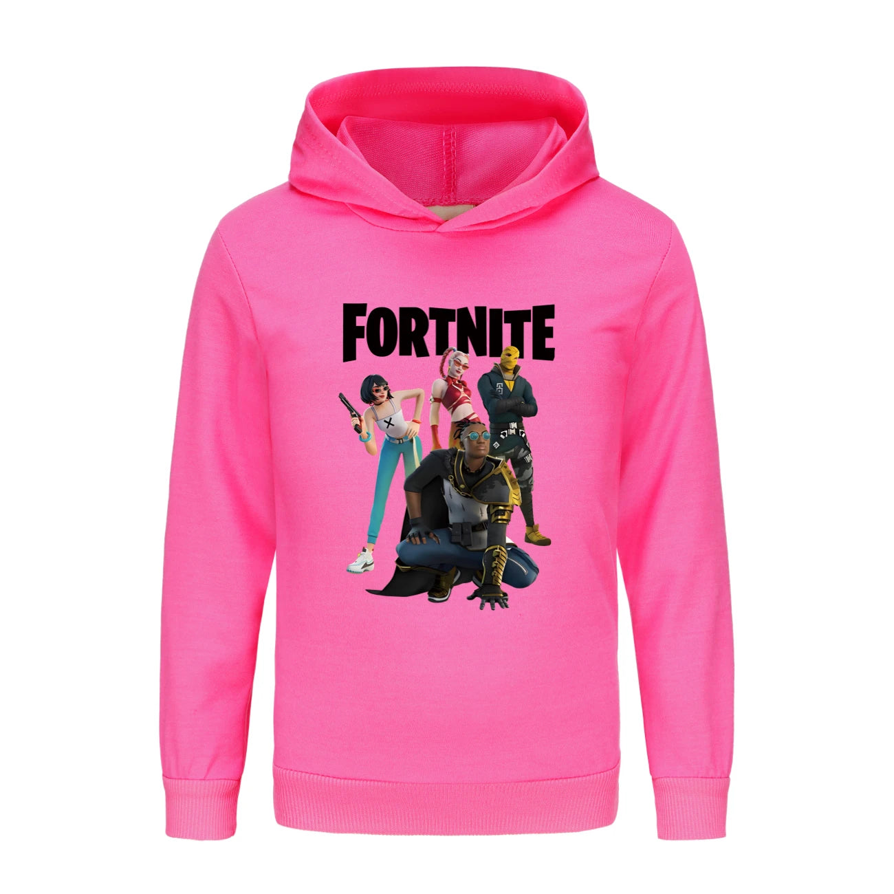 Felpa con cappuccio Fortnite per bambini, abbigliamento da principessa per bambine, abbigliamento moda per neonati, vestiti da maschietto, felpa primavera autunno, top per bambini 4403
