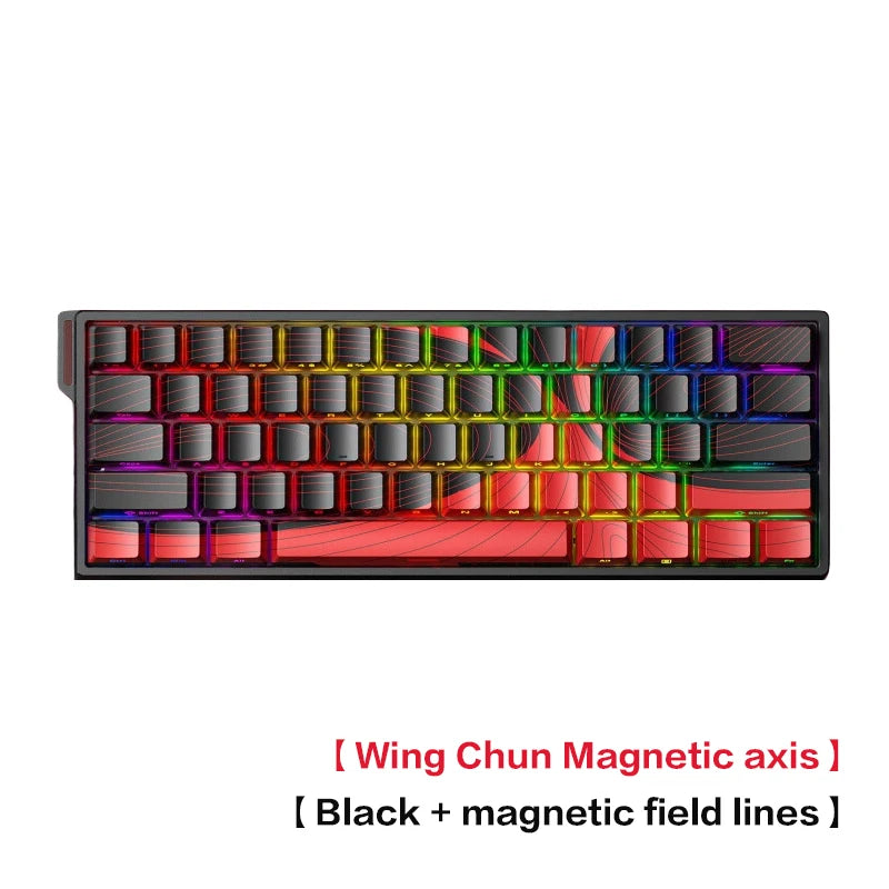 AULA WIN60 HE Tastiera cablata ad asse magnetico RT, tastiera meccanica personalizzata per giochi e-sport, polling rate 8K