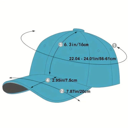 Solid color denim baseball cap for women Korean casual duckbill cap for men summer sun protection cap