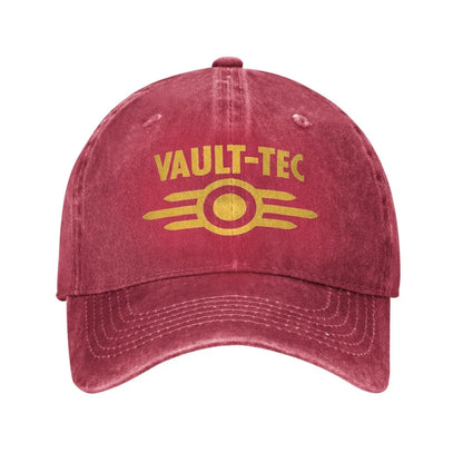 Vault Tec Logo Fallouted Game Sun Baseball Cap Unisex-Teens Design Hip Hop Hat Summer Trendy Tennis Skate Hot Sale Baseball Caps