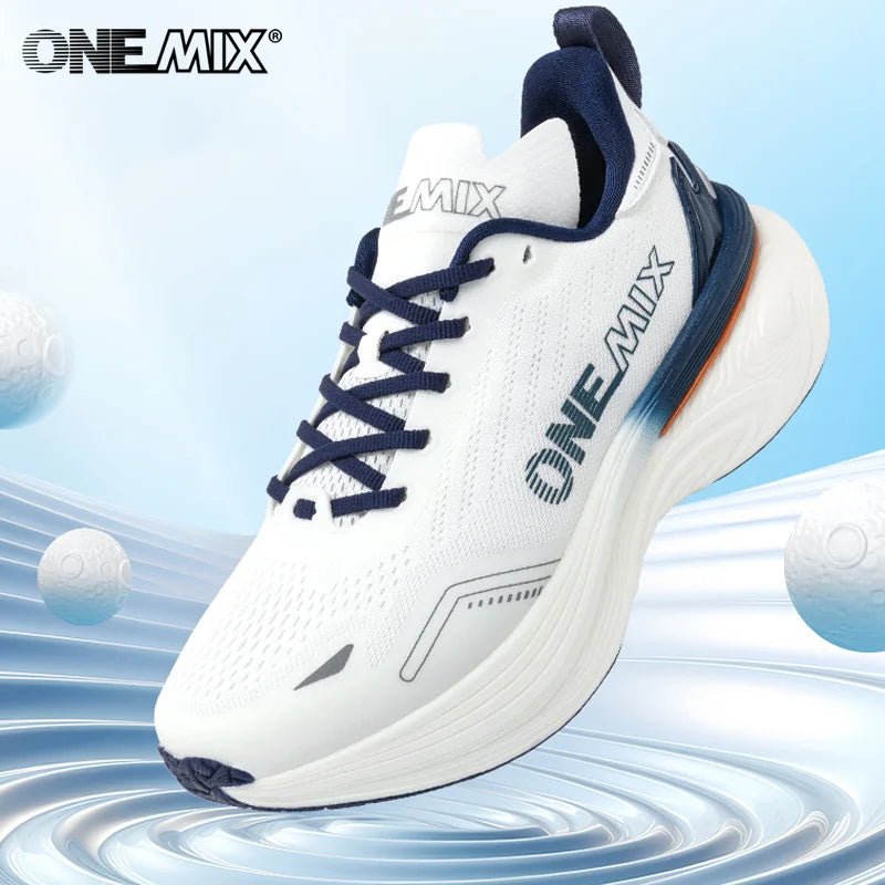 Scarpe da jogging e running ONEMIX Bumper Max unisex, sneaker leggere da strada resistenti all’usura, scarpe sportive fashion per il fitness