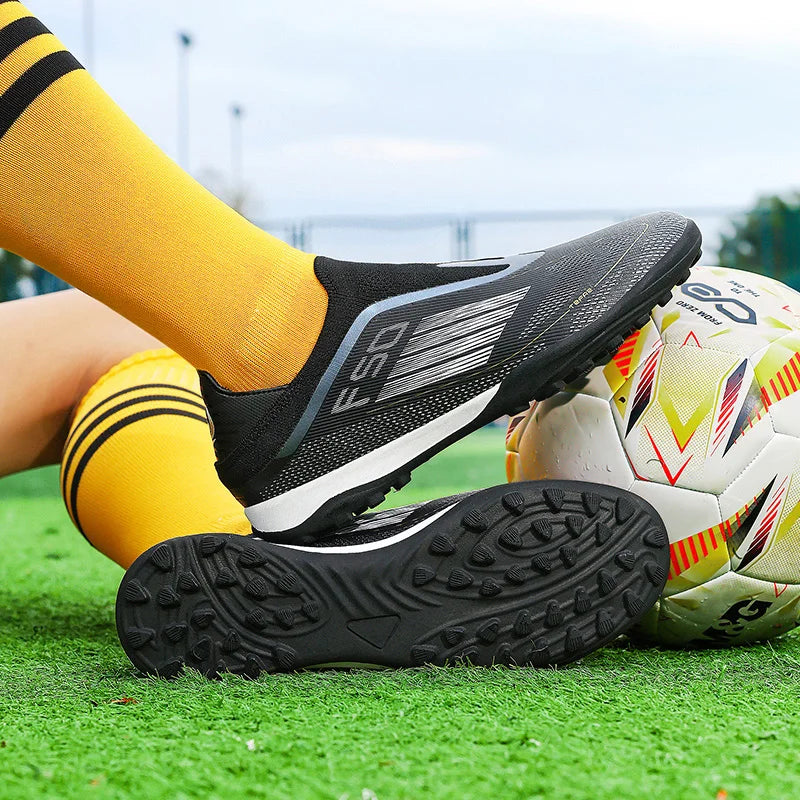 New Men Football Boots ComfortableSoccer Shoes Match Training Boys Non Slip Long Spikes Breathable Adult Cleats Outdoor Sport