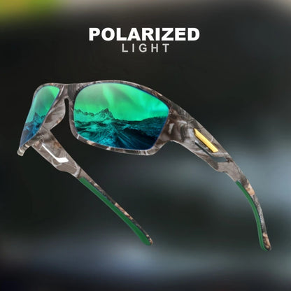 1/3 Sports Polarized Sunglasses Camouflage Wraparound Frame Multicolor Lenses for Driving Fishing UV Protection Unisex Eyewear