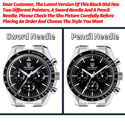 Reloj para hombre Watchdives New Wd1863 de cuarzo VK63, cronógrafo, cristal de zafiro abombado, resistente al agua, 39Mm, acero, marca líder, lujo, negocios