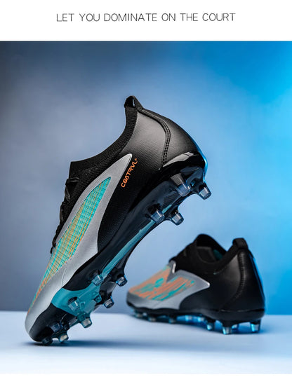 Botas de fútbol TF para hombre, zapatillas resistentes para cancha Society, transpirables para adulto, calzado masculino de fútbol para entrenamiento, alta calidad, con tacos