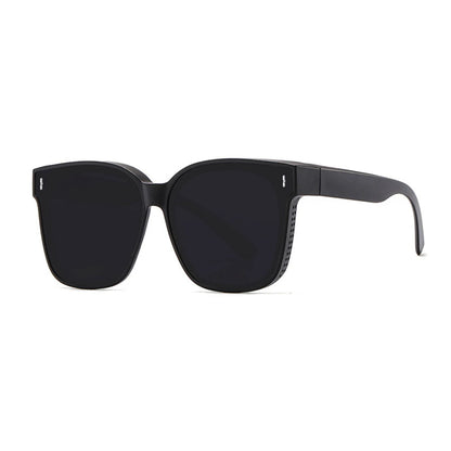 New Fashion Polarized Sunglasses Cover Over Myopia Prescription Glasses Portable Men Women Vintage Fishing Driving Eyewear