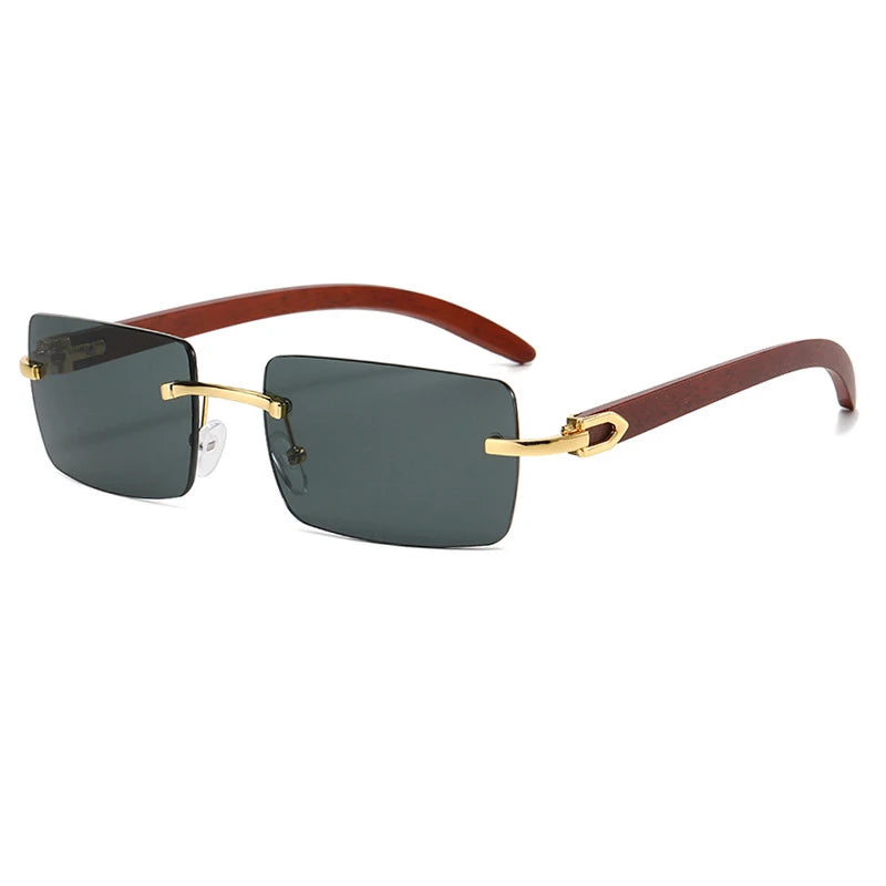 2025 New Frameless Fashion Sunglasses for Unisex Vacation Casual Driving Sun Shades Classic Outdoor Vacation Riding Sun Glasses