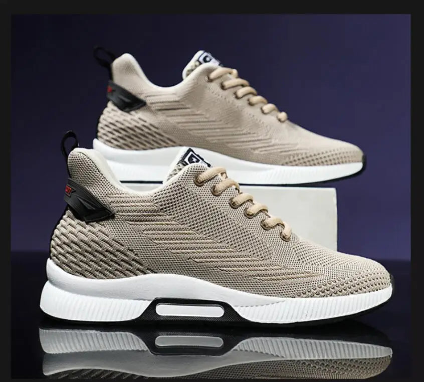 Nouvelles baskets pour homme, chaussures rehaussantes, semelles intérieures de 8 cm, respirantes en maille, chaussures de sport pour augmenter la taille