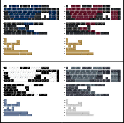 KBDiy GMK MarrsGreen Keycap tasti profilo Cherry Double Shot PBT ISO per kit tastiera meccanica gamer DIY Gaming Point KeyCap