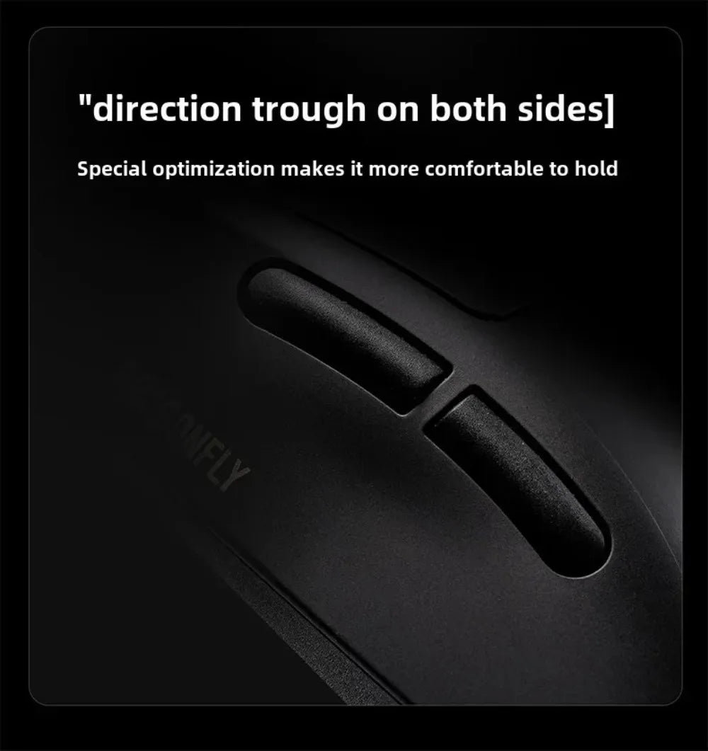 Mouse gaming wireless Bluetooth ATK Dragonfly A9, design ergonomico, risposta rapida, PAW3950 Ultra, 800mAh, leggero, 8KHz, eSport