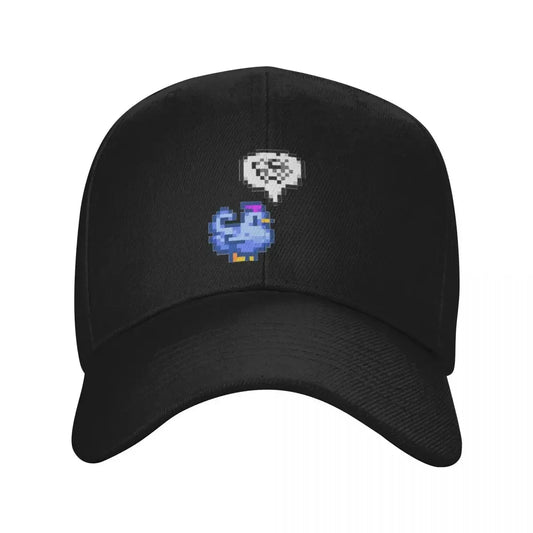 2026 Grumpy Blue Chicken Stardew Valley Baseball Cap Funny hats fishing caps man Luxury man cap Hats For Women Men's