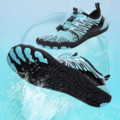 EOCENE men and women barefoot outdoor sports aqua shoes, quick-dry beach swimming fitness wading hiking cycling water sneakers