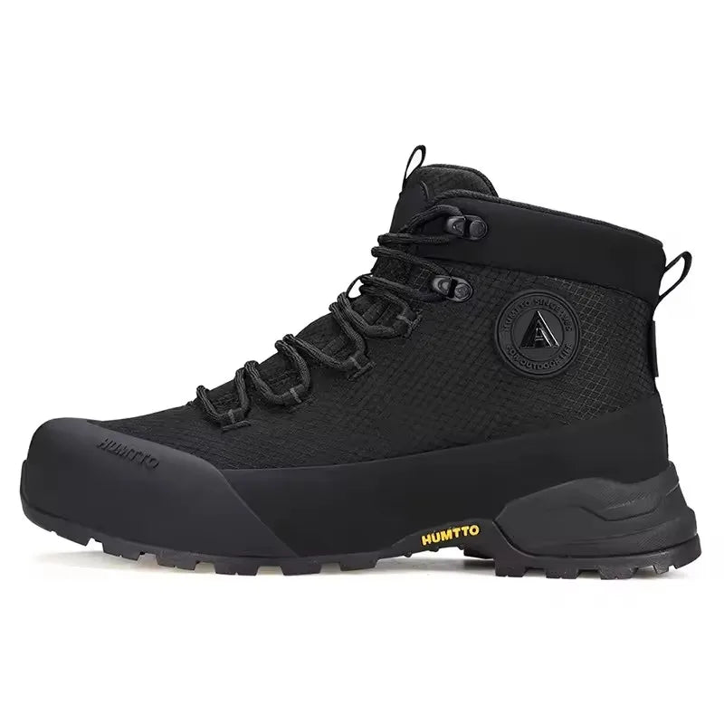 Zapatos de senderismo HUMTTO, botas de caza impermeables para hombre, botas tácticas de combate para desierto hasta el tobillo, botas de trekking para hombre y mujer, zapatillas cálidas de cuero