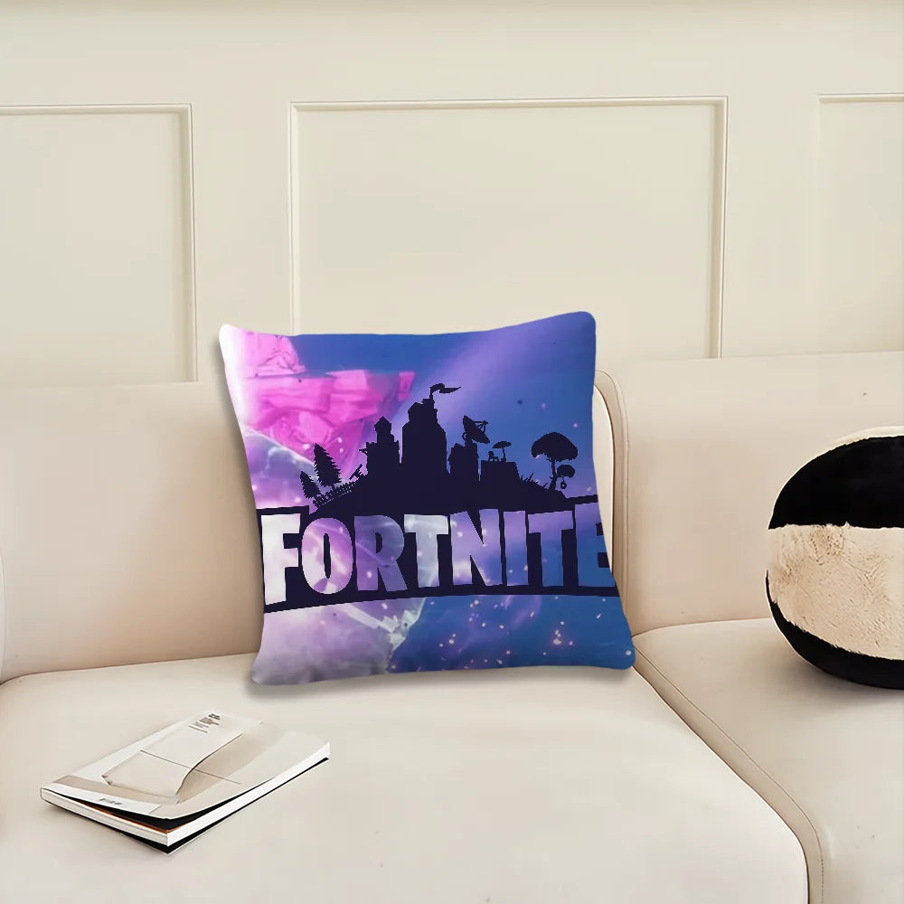 Fronha / Capa de Almofada Game F-Fortnite — Decoração para Quarto, Casa, Sofá, Sala, Escritório e Carro — Simplicidade Nórdica