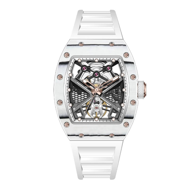 TAKE THE CHANCE Model 5 с автоматичен механизъм RMI White Label висок клас ръчен часовник колекционерски подарък за любител на часовници