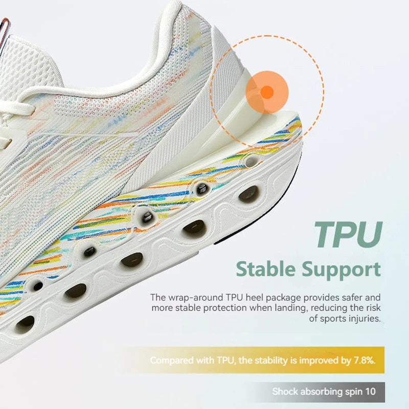 Scarpe da running Xtep Reactive Coil 11.0 da uomo - Scarpe sportive estive, sneakers morbide con assorbimento degli urti e ritorno elastico 976219110026