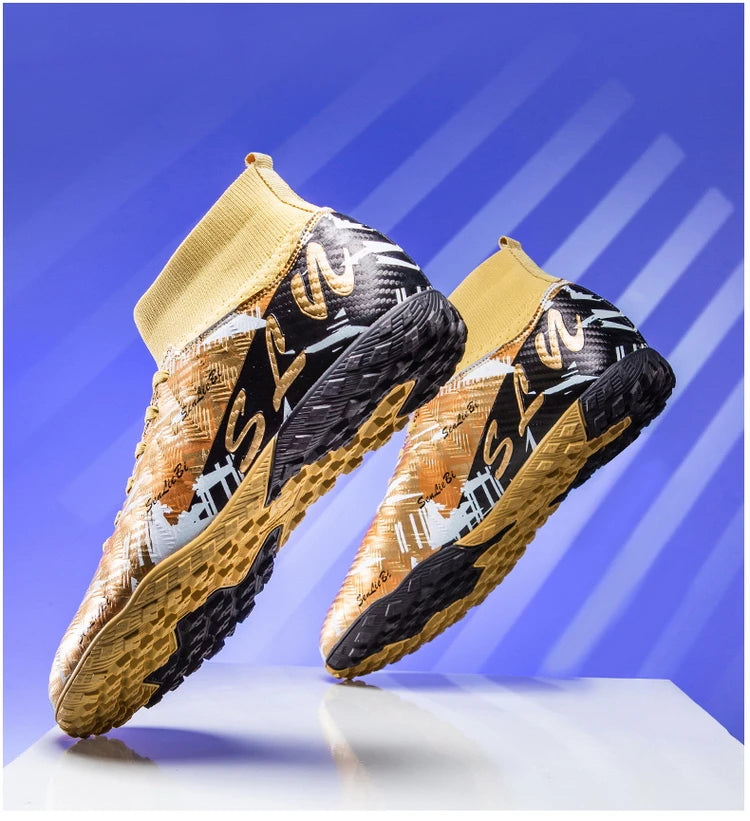 Tamanho 34-46 - Chuteiras de futebol para homem FG/TF, futsal, profissionais, unissexo, infantis, de treino, para exterior, para rapazes, ténis de futebol