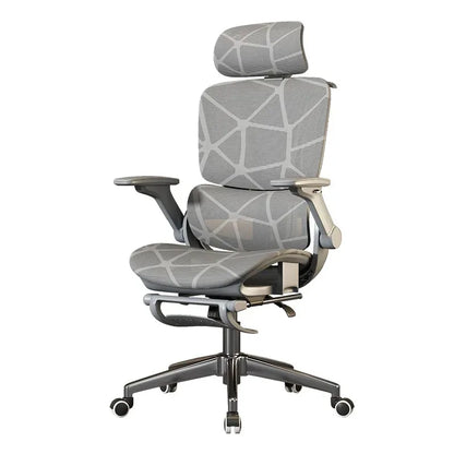 Sedia da ufficio e gaming ergonomica Air Titan Full Mesh per computer, con supporto lombare a tre zone e design ad alta ventilazione per scrivania da studente