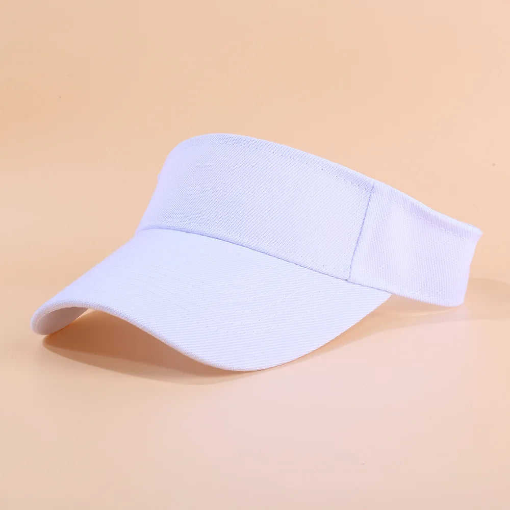 1pc Structured Brim Quick-Dry Sun Visor Hat for Women,Lightweight Sun Protection Sports Visor for Running Golf Tennis Pickleball