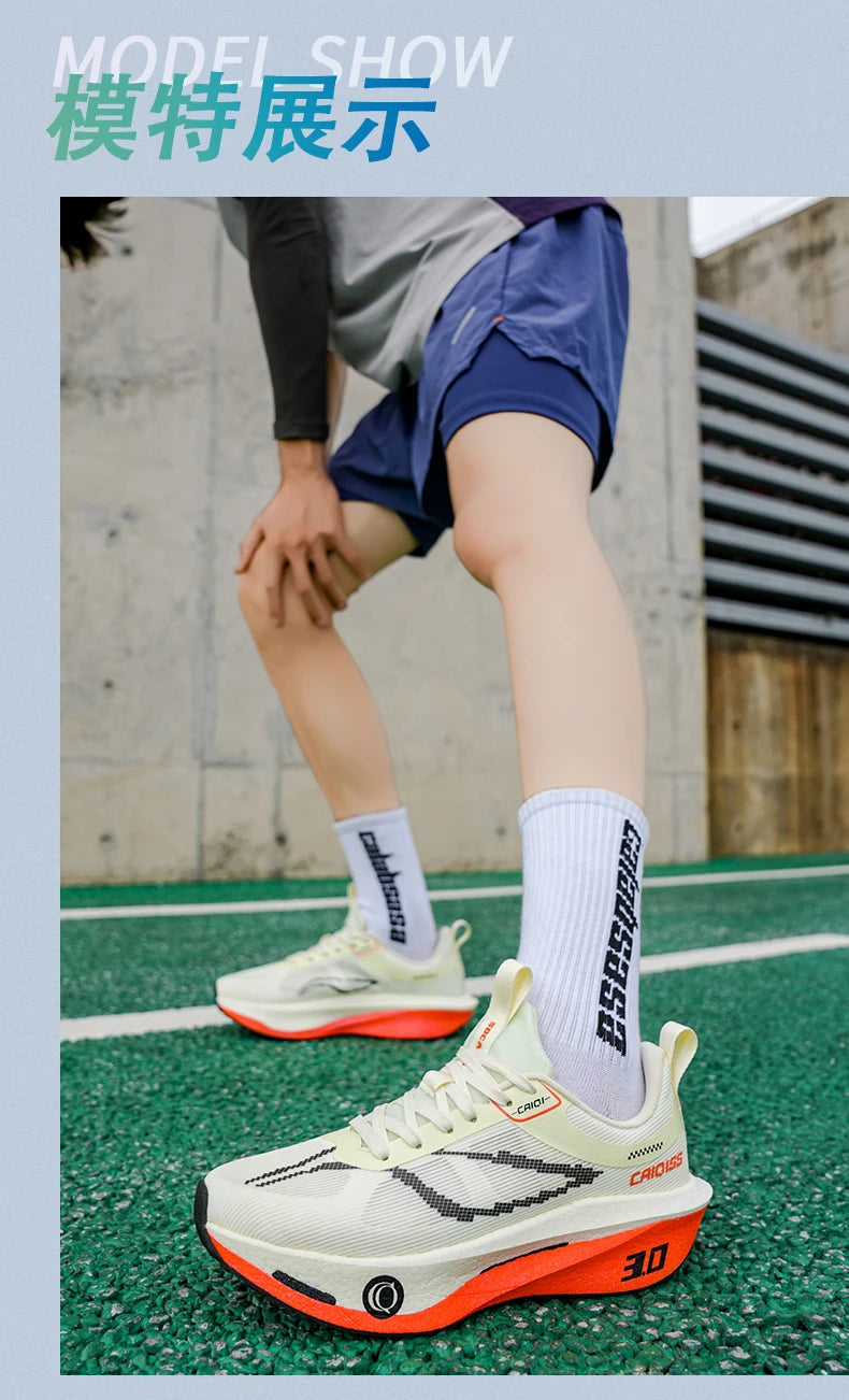Running Shoes Carbon Board Marathon Men Sports Speciality Breathable Lightweight Women's Comfortable Athletic Outdoor Sneakers