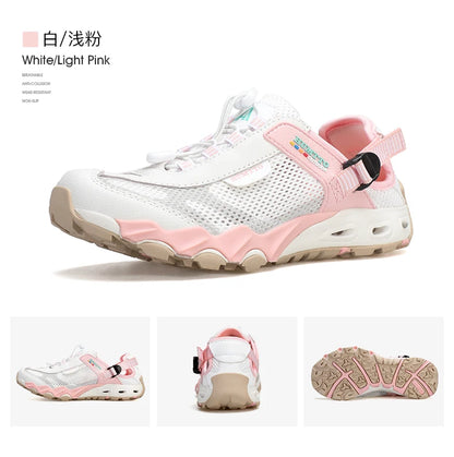 HUMTTO Scarpe da trekking outdoor e da guado da uomo, scarpe acquatiche in mesh traspirante ad asciugatura rapida, sneakers da acqua alla caviglia da donna antiscivolo