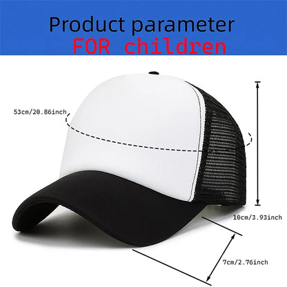 Dragons Ball Mesh Baseball Caps Cartoon Son Goku Letter Adult Kids Sports Hats Anime Summer Outdoor Sunshade Peaked Cap Gift New