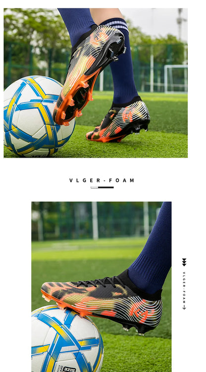 Scarpe da calcio professionali da uomo, resistenti e confortevoli, per allenamento, ultraleggere, di alta qualità, per partita
