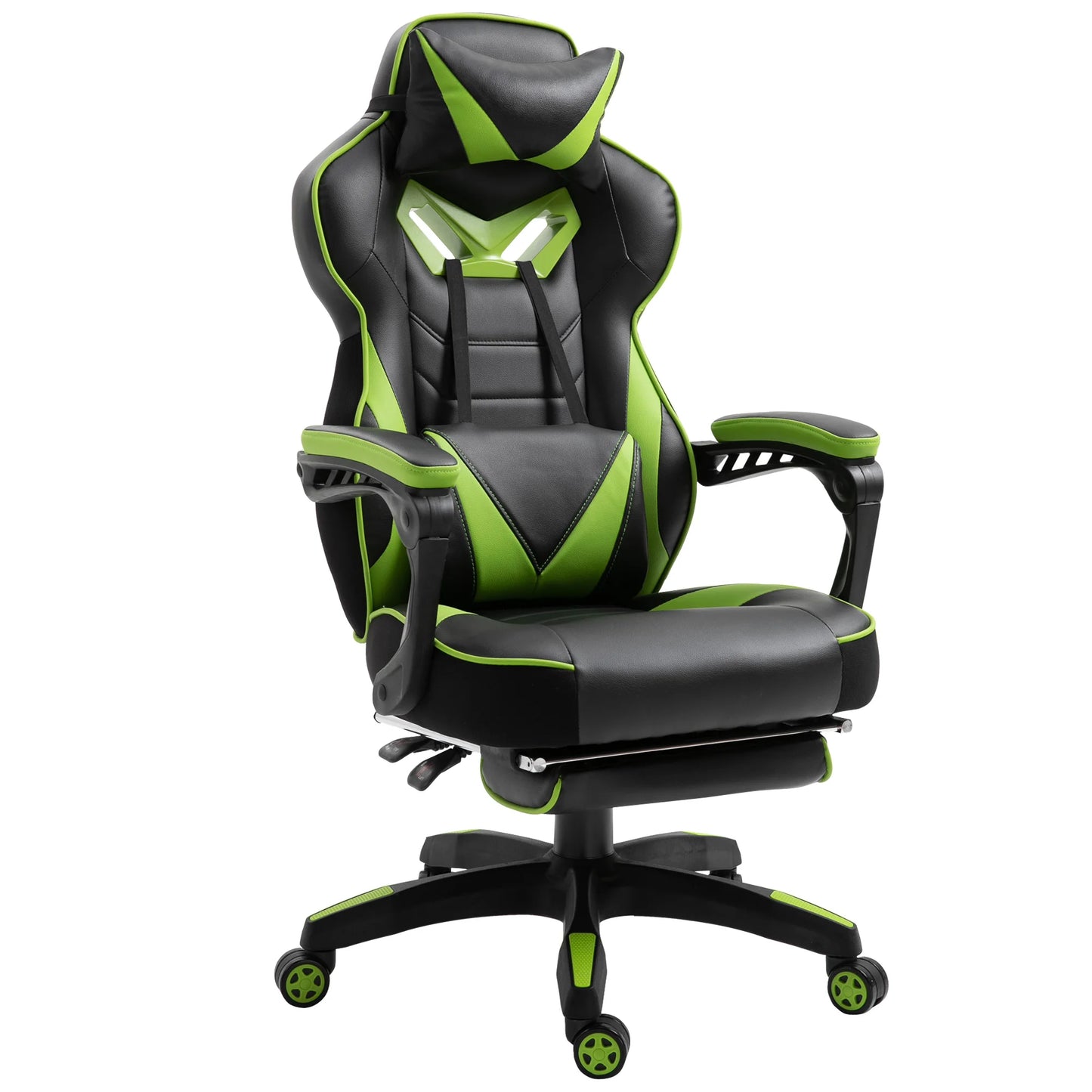 Sedia da gaming ergonomica Vinsetto con schienale reclinabile 65X70X118.5-126.5Cm