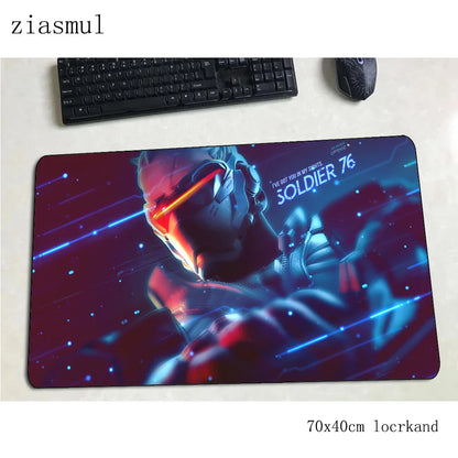 overwatch mouse pad gamer 700x400x3mm gaming mousepad Colourful notbook desk mat Christmas gifts padmouse pc gamer mats gamepad
