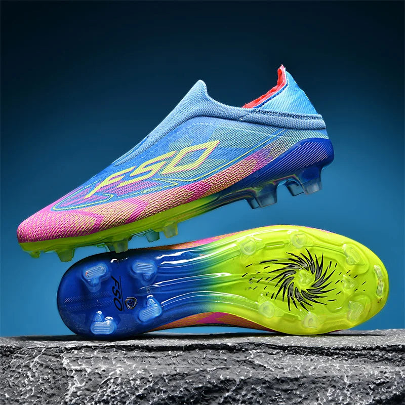 Mens Outdoor Soccer Shoes Professional Football Shoes TF/FG Football Field Boots Comfortable Non-Slip Training Sneakers 35-45