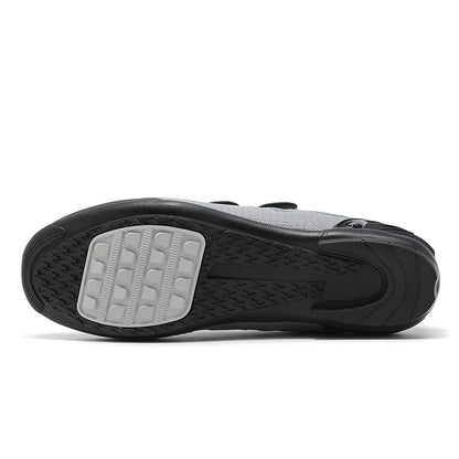 Zapatillas de ciclismo de montaña para hombre sin cierre, sin calas, para bicicleta de carretera RB Speed; zapatillas de ciclismo sin calas, tipo sneaker, para pedales planos MTB, mujer