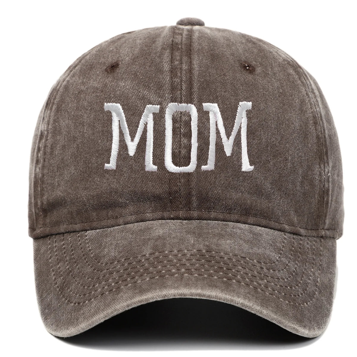Mom and Dad Embroidered Baseball Hat Retro Sports Running Sunscreen Leisure Daily Versatile Travel Duck Tongue Hat