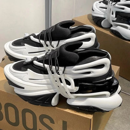 2026 Fashion Sport And Leisure Shoe Comfortable Wearable Walking Jogging Shoe Designer Thick Bottom Walking Shoe 36-44