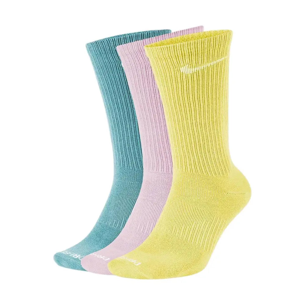 Nike Air Jordan Men's and Women's Knee-High Sports Socks, 3-Pack, Comfortable and Breathable Basketball Socks SX5544-017